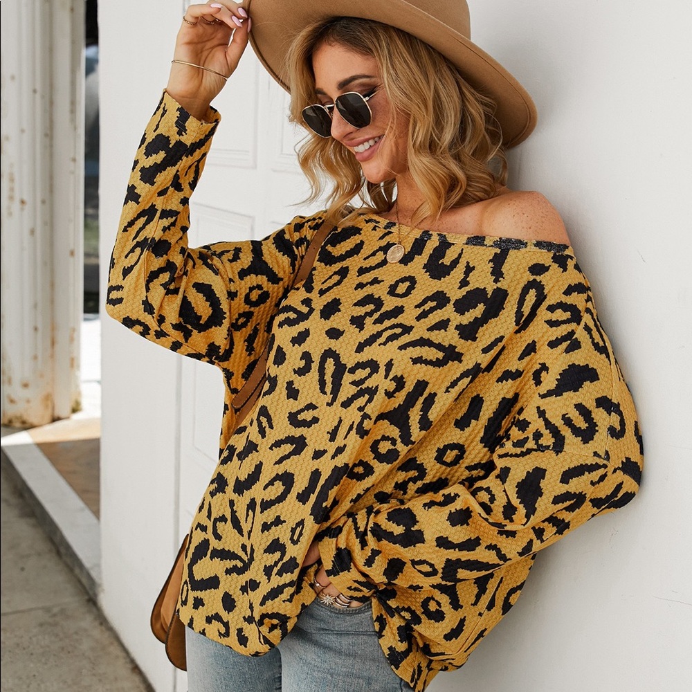 ♦️☀️Sunny Day Relaxing Long Sleeve Tee Mustard